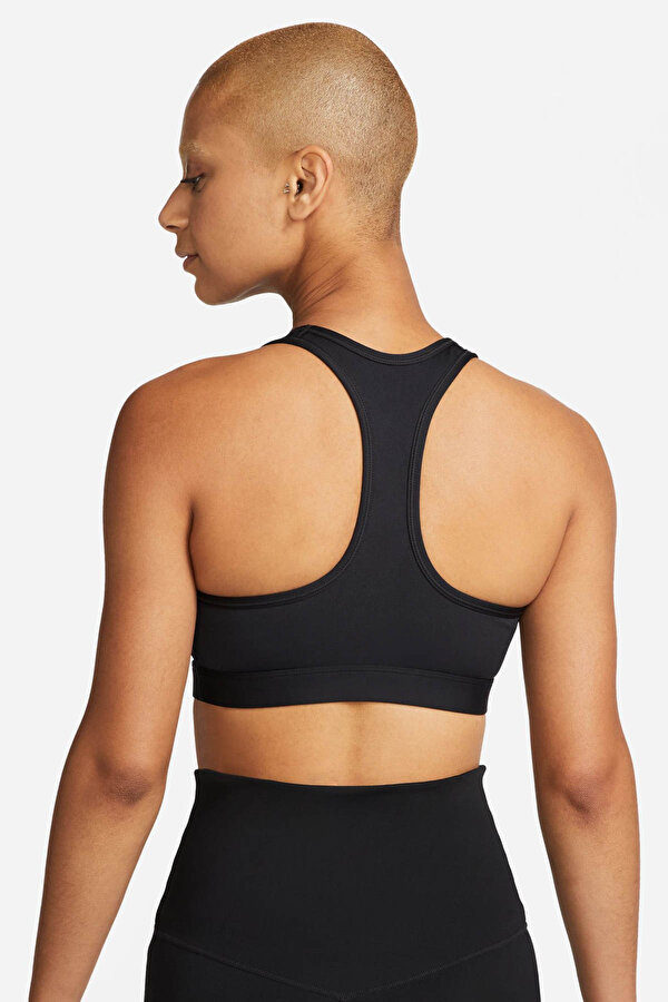 W NK SWSH MED SPT BRA BLACK Woman 297