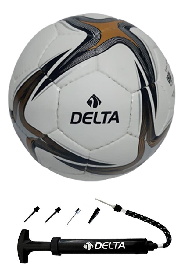 Super League El Dikişli No 3 Dura-Strong Futbol Topu + Çok Fonksiyonlu Top Pompası İkili Set