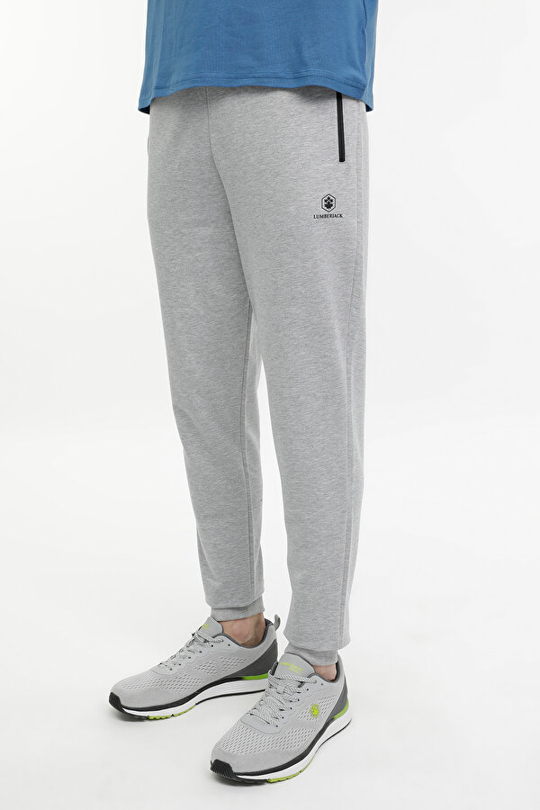 M-CT107 BASIC JOGGER 4FX GRAY MELANGE Man 063