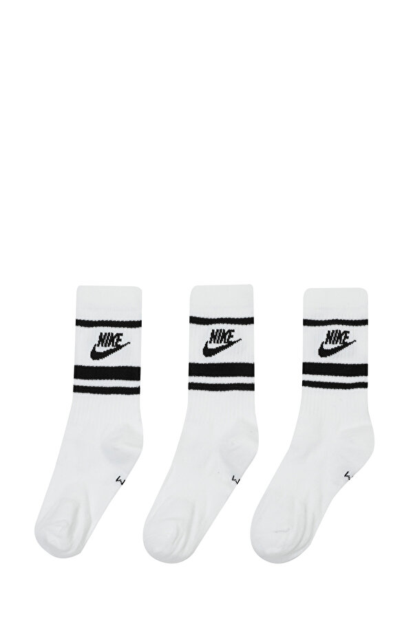 U NK NSW EVERYDAY ESSENTI Beyaz Unisex Çorap