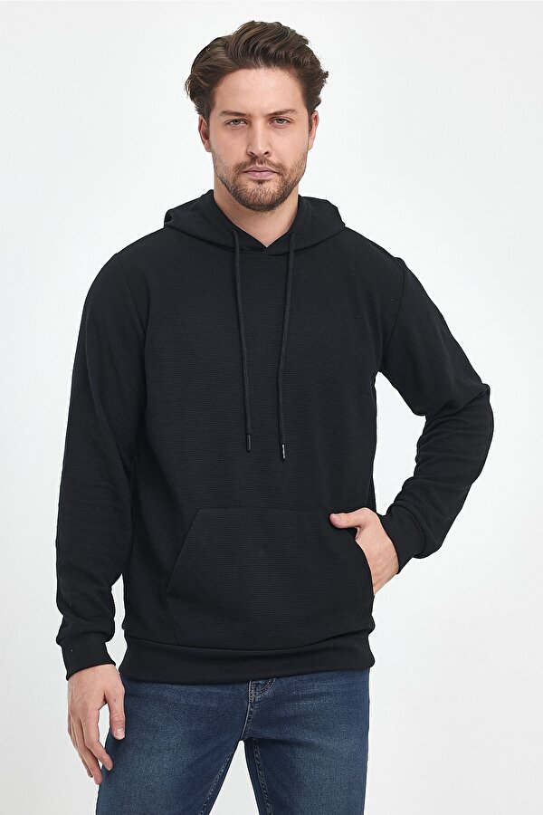 Erkek Ottoman Kapuşonlu Sweatshirt RD24KE031333