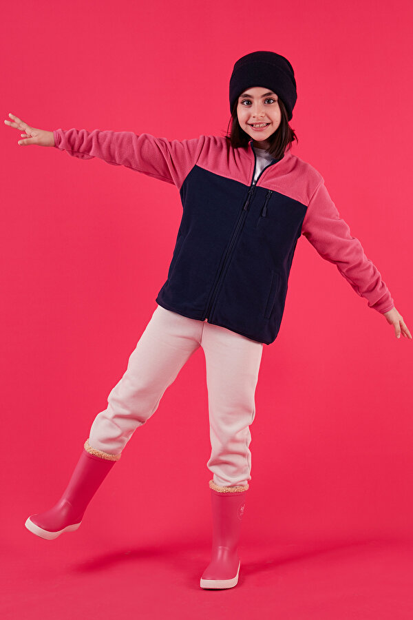 Unisex Çocuk Polar 5905001 FUŞYA-LACİVERT