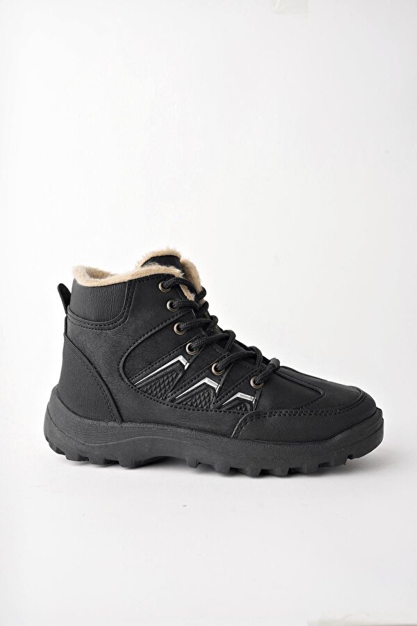 Toni Garantili Bağcıklı İçi Kürklü Fermuarlı Unisex Outdoor Kışlık Bot