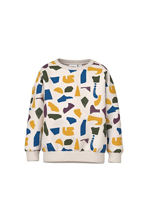 Unisex Çocuk Bisiklet Yaka Sweatshirt  13221507