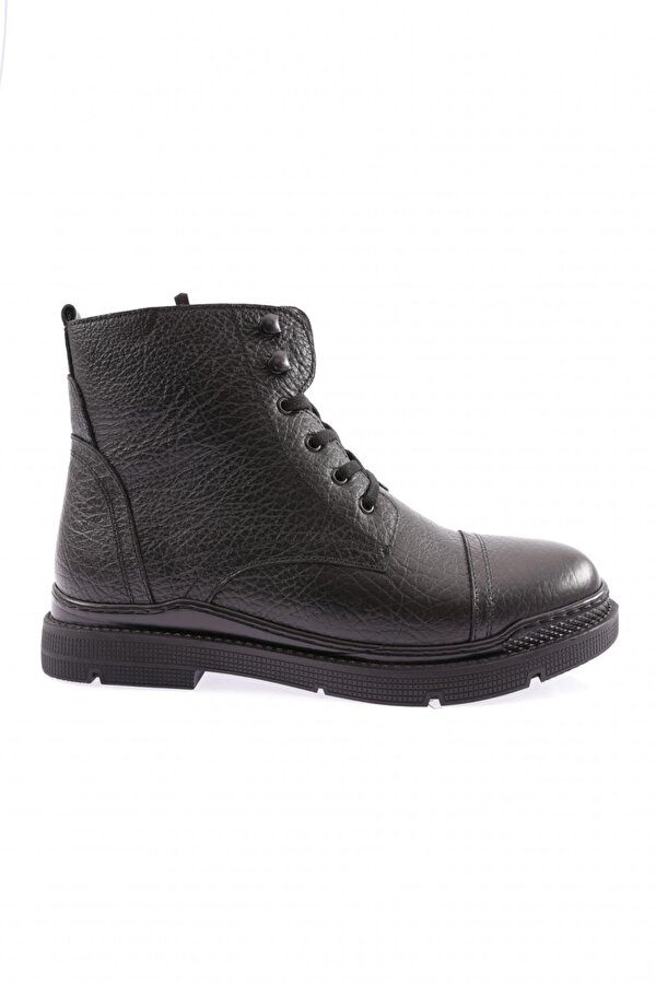 2509-1 Erkek Bağcikli Fermuarli Sneakers Bot