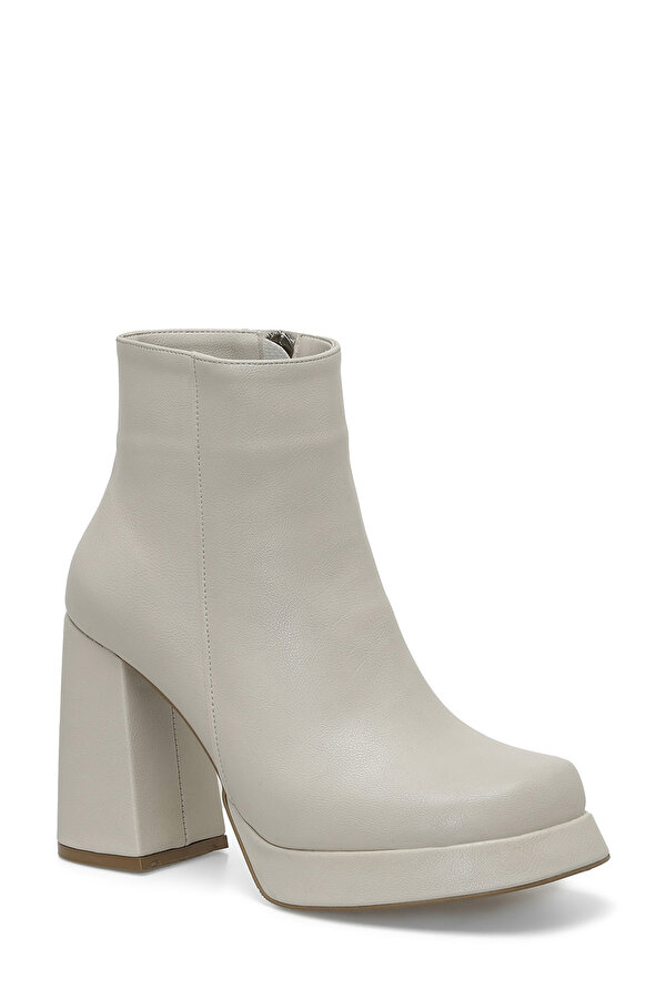 TASHA 3PR Bej Kadın Topuklu Bot