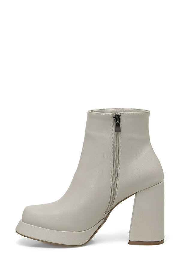 TASHA 3PR Bej Kadın Topuklu Bot