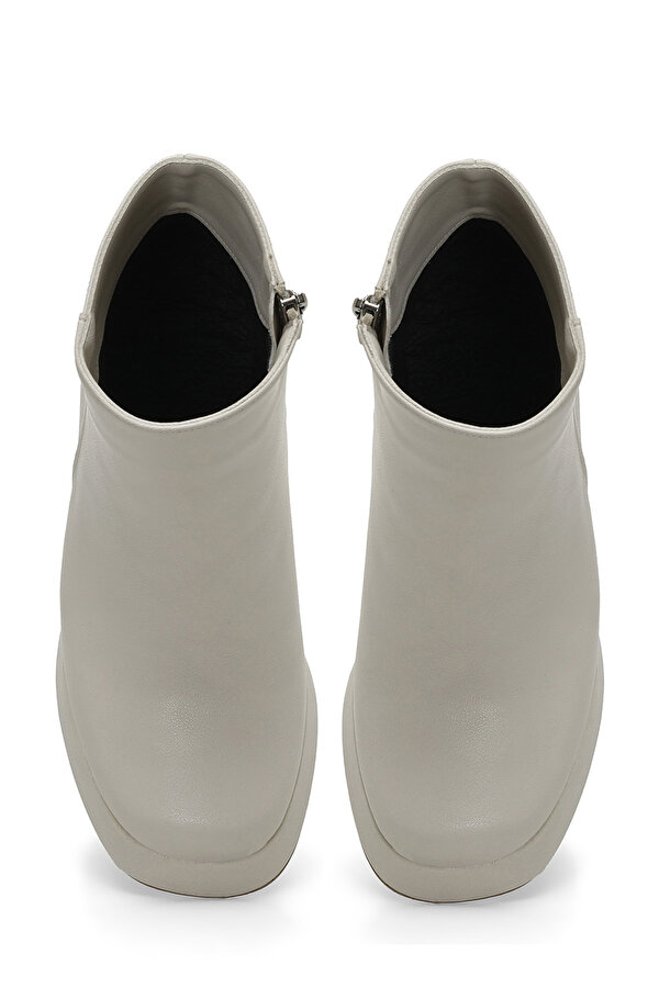 TASHA 3PR Bej Kadın Topuklu Bot