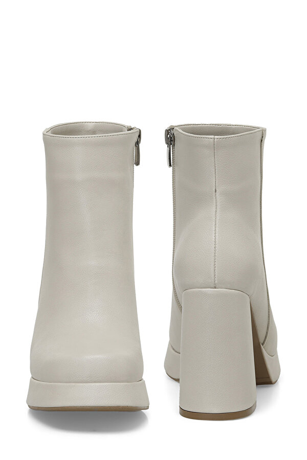 TASHA 3PR Bej Kadın Topuklu Bot