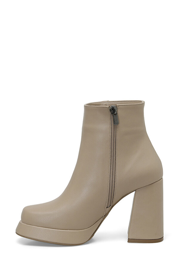 TASHA 3PR Bej Kadın Topuklu Bot