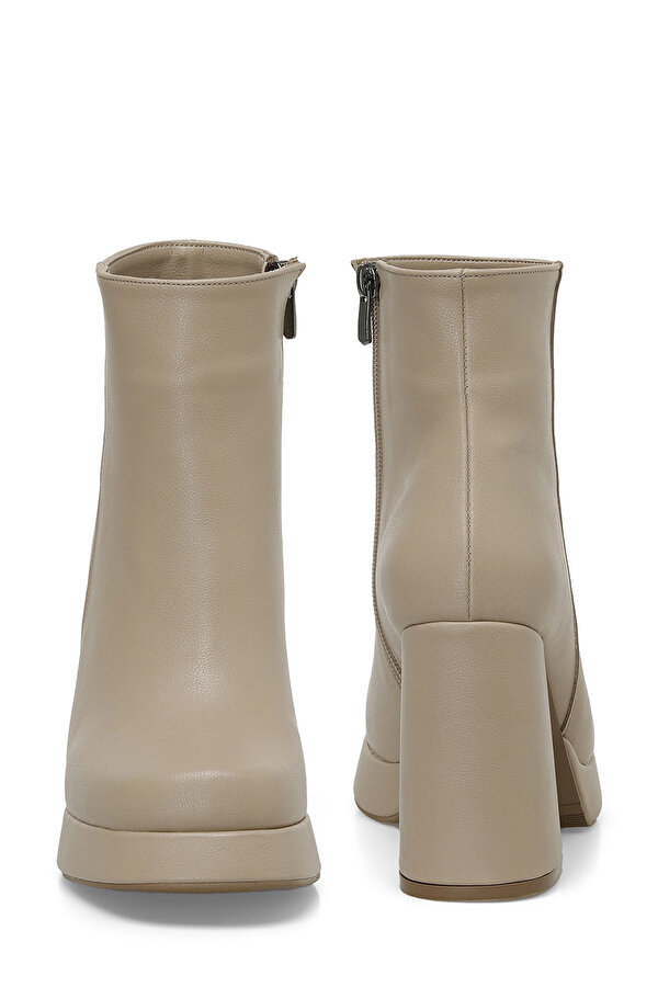 TASHA 3PR Bej Kadın Topuklu Bot