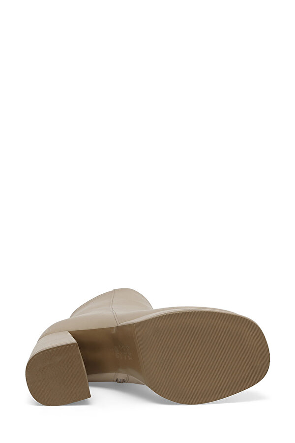 TASHA 3PR Bej Kadın Topuklu Bot