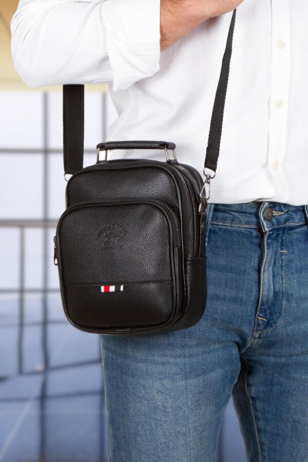 Erkek Siyah El Ve Omuz Çanta