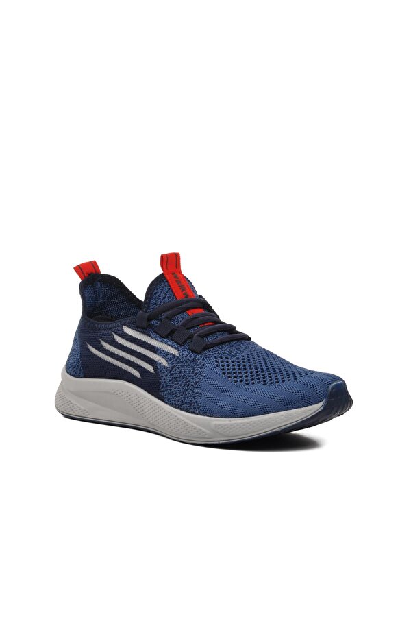 Ravello Lacivert-Buz-Kırmızı Fileli Hafif Unisex Spor Ayakkabı
