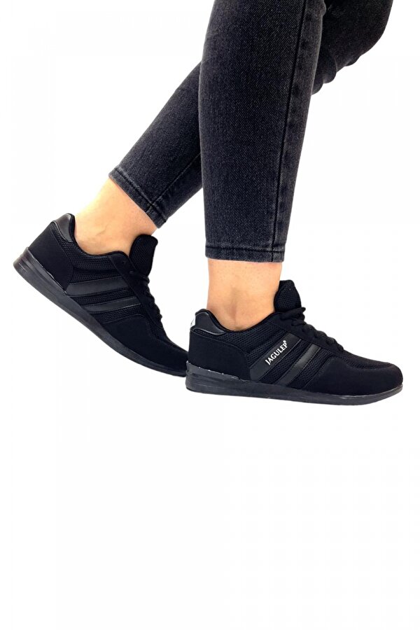 Unisex Airfile İnce Taban Spor Ayakkabı SİYAH