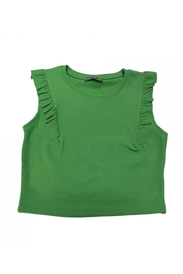Kız Çocuk Kolsuz T-Shirt