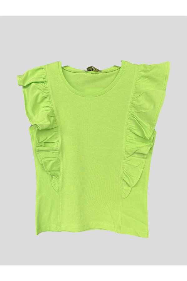 Kız Çocuk Çift Kalpli T-Shirt