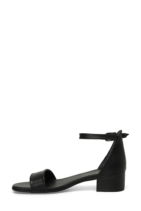 24S-097 4FX Siyah Kadın Topuklu Sandalet