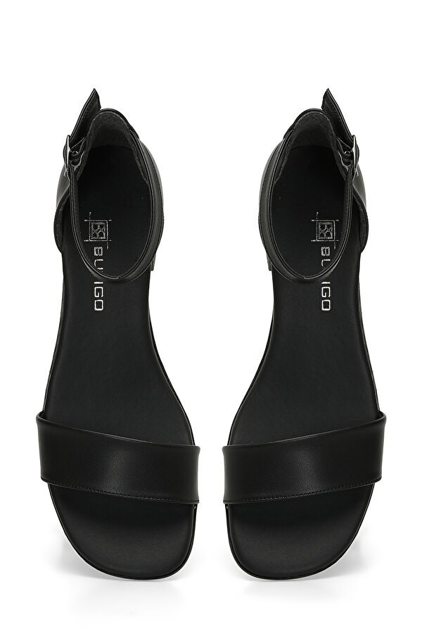24S-097 4FX Siyah Kadın Topuklu Sandalet