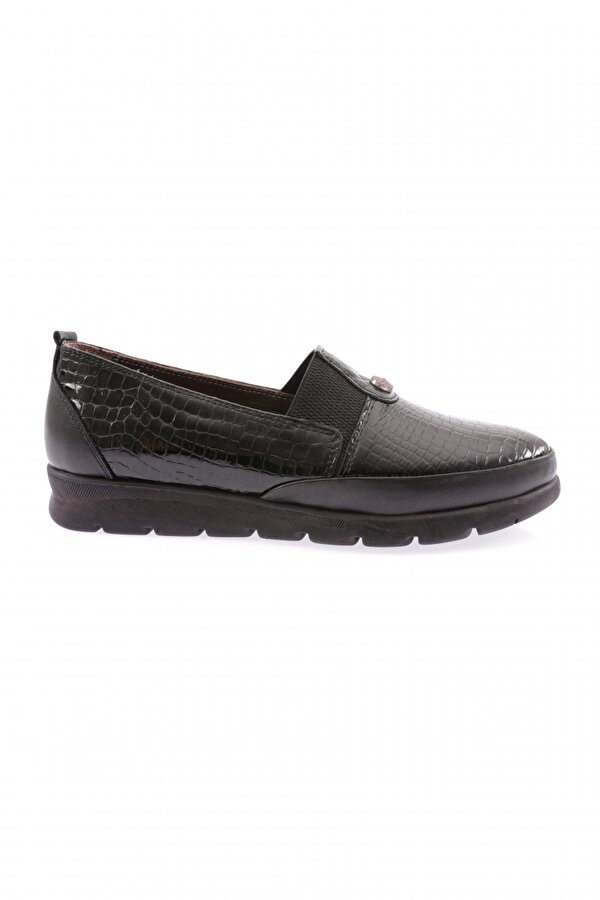 742-23Y Kadin Lastik Detayli Comfort Ayakkabi
