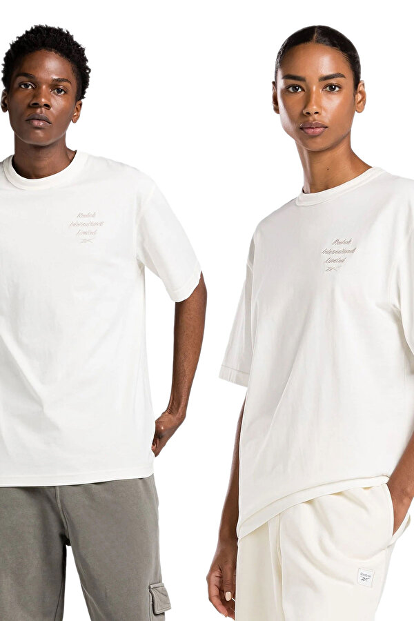CLASSICS RESERVE TEE Ekru Unisex Kısa Kol T-Shirt