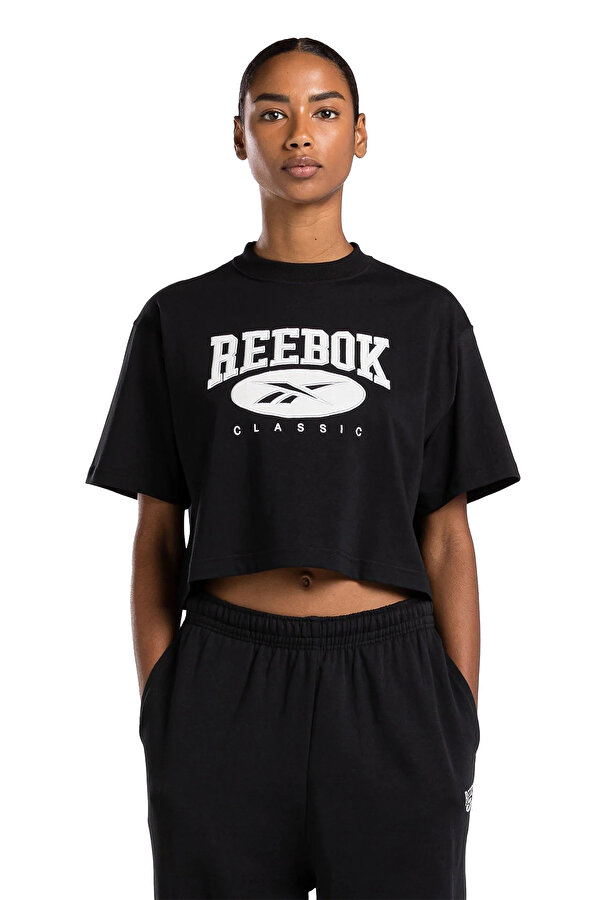 CL AE ARCHIVE FIT FT PANT Siyah Kadın Kısa Kol T-Shirt