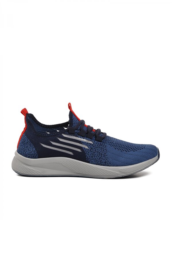 Ravello Lacivert-Buz-Kırmızı Fileli Hafif Unisex Spor Ayakkabı