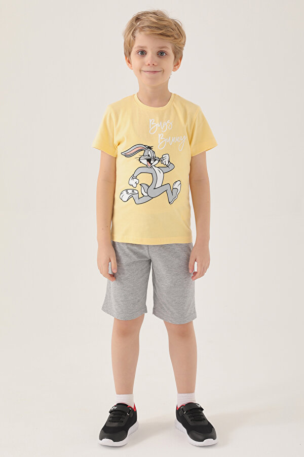 L1582-2 Erkek Çocuk T-Shirt Puding