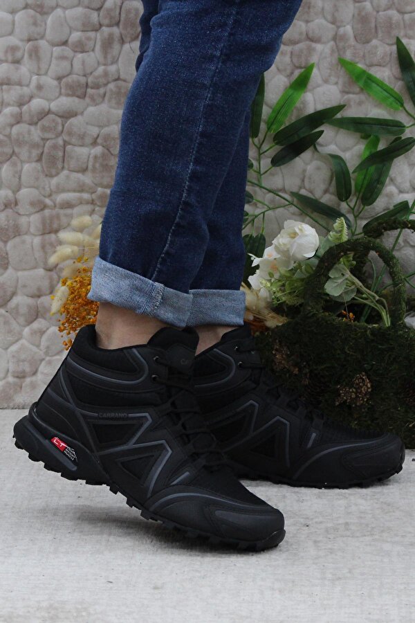 32812 Siyah Rahat Esnek Trekking Outdoor Erkek Bot