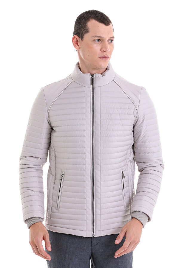 Taş Slim Fit Hakim Yaka Mont