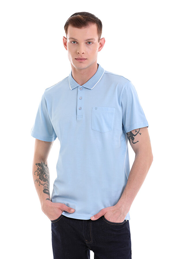 Mavi Regular Fit Cepli Polo Yaka Merserize Pamuk T-shirt