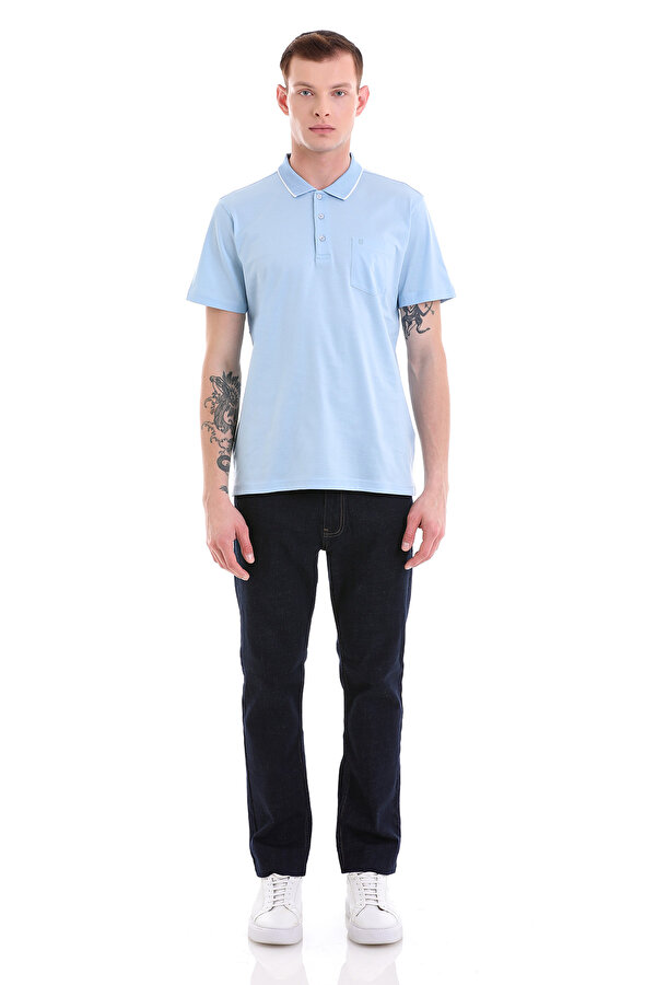 Mavi Regular Fit Cepli Polo Yaka Merserize Pamuk T-shirt