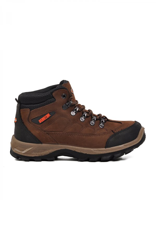 G5538 Crazy Kahve Hakiki Deri Su Geçirmez Unisex Outdoor Bot