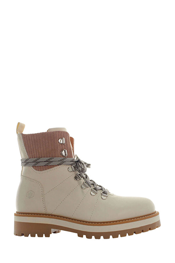 Lumberjack Ankle Boot High Sole Kristy Cream White donna