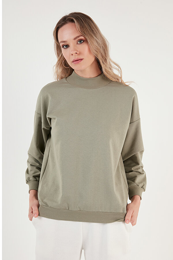 Bayan Sweat 5863323 Olive