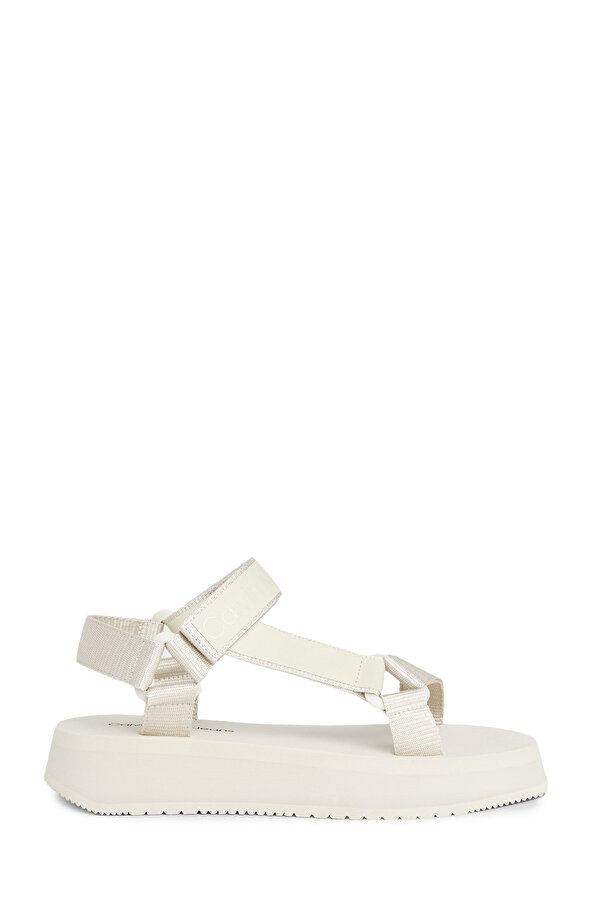 SANDAL VELCRO WEBBING DC Beyaz Kadın Sandalet