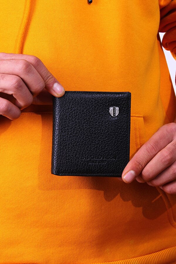 7618-19  HAKİKİ DERİ CÜZDAN KARTLIK SİYAH