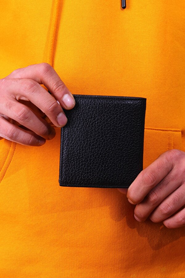 7618-19  HAKİKİ DERİ CÜZDAN KARTLIK SİYAH