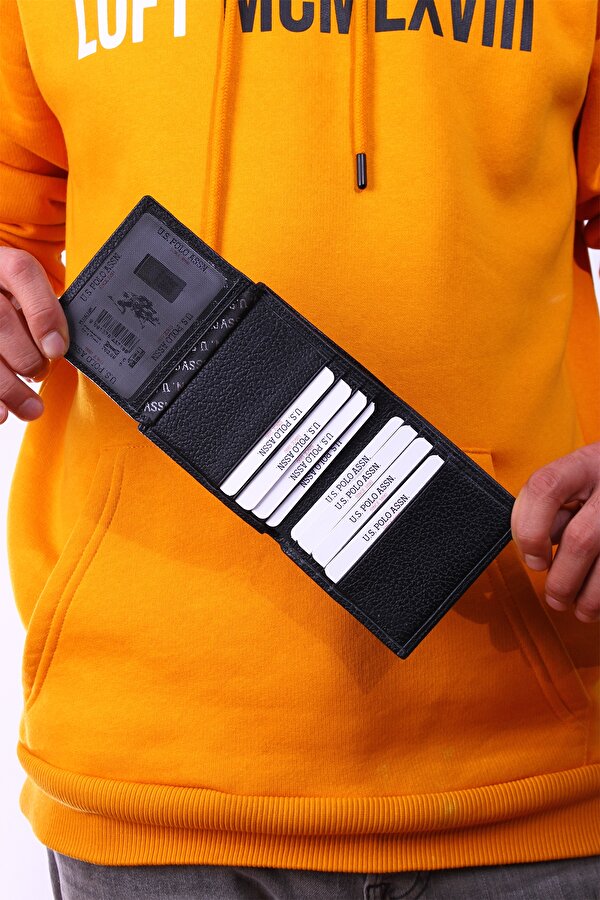 7618-19  HAKİKİ DERİ CÜZDAN KARTLIK SİYAH