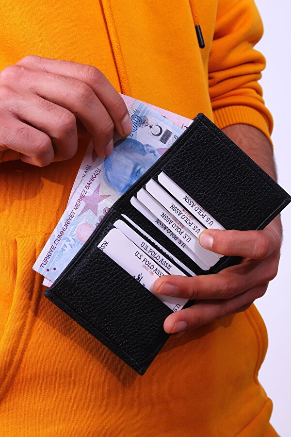 7618-19  HAKİKİ DERİ CÜZDAN KARTLIK SİYAH