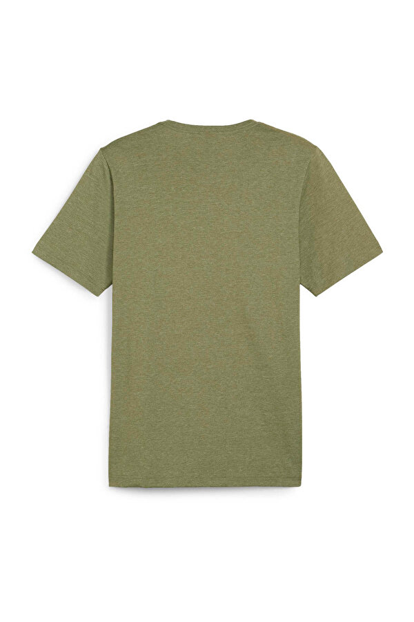 Puma Ess Heather Tee Зеленый Мужчина Футболка