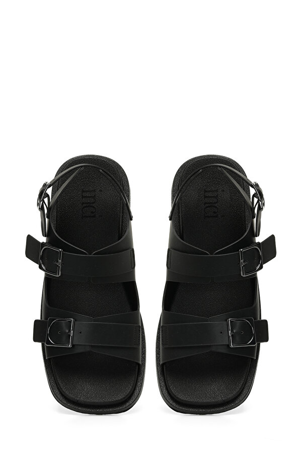 INCI DANIEL 4FX Siyah Kadın Düz Sandalet