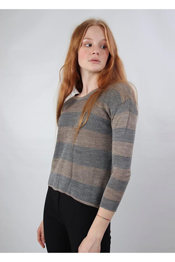 ALEXANDERGARDI ÇİZGİLİ SELANİK KAZAK (B19-4001)