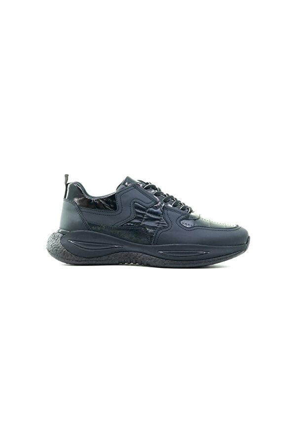 YAŞAR KAŞLI ERKEK SNEAKER GÜNLÜK AYAKKABI (40-44)  23K YKÖ-18172 M SİYAH