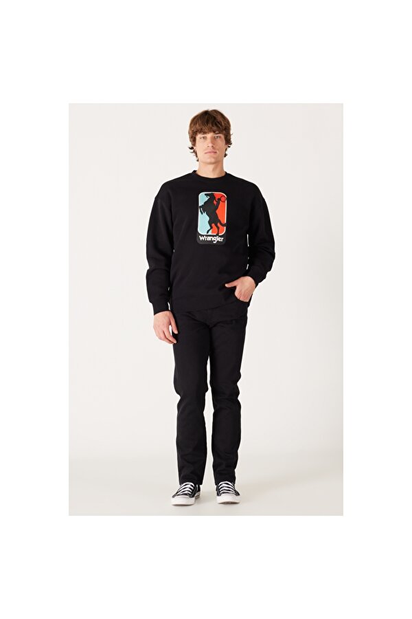 Bisiklet Yaka Sweatshirt