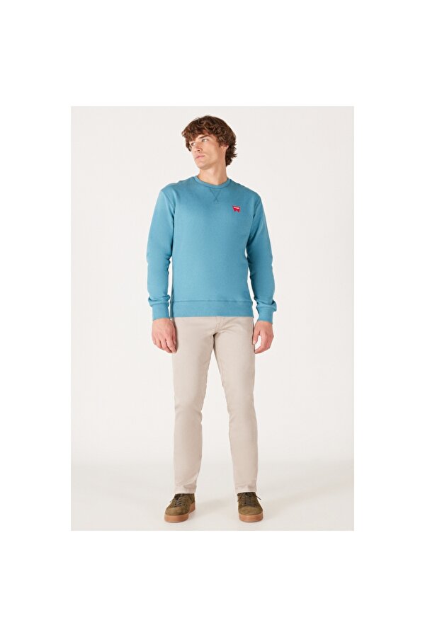 Bisiklet Yaka Sweatshirt