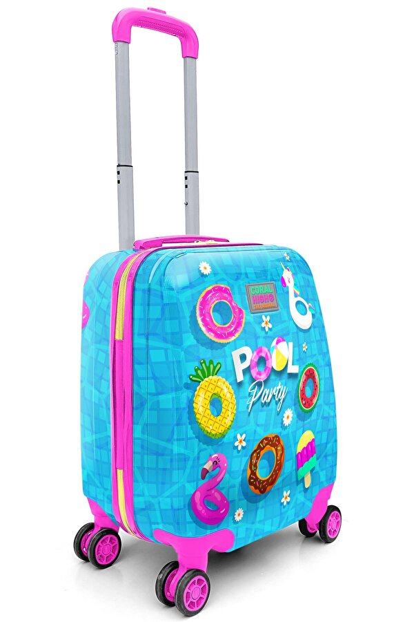 Kids Havuz Parti Desenli Çocuk Valizi 16780