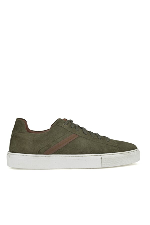 Erkek Hakiki Deri Sneaker 1411026Z375 Yeşil