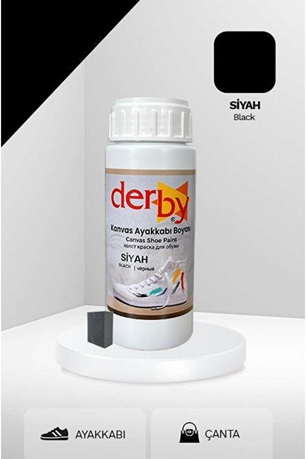 Kanvas - Bez / Kumaş Ayakkabı Boyası 100 ml - ve Uygulama Fırçası