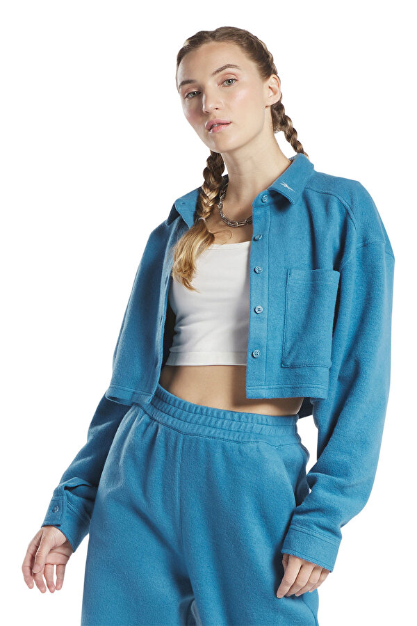 Clothing Reebok Cl Wde Fleece Layer Синий 008